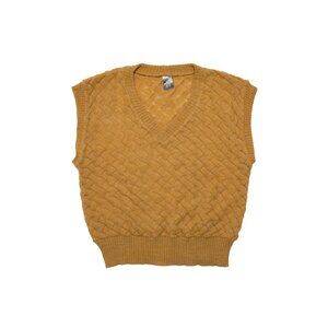 KAUFRING (West Germany) 70s, Lofted Yarn, Honeycomb, Rib-Anchored Silhouette